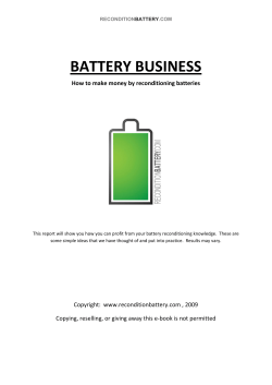 battery business - Recondition Battery .com