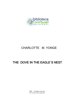 charlotte m. yonge the dove in the eagle´s nest