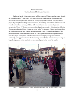 Tibet Research Paper (F) - Humboldt State University