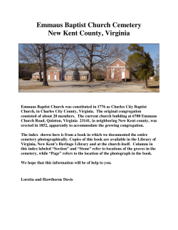 Emmaus Baptist Church - Heritage Public Library