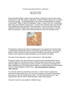 Some other Busels of Lyakhovichi