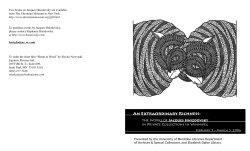 An Extraordinary Richness