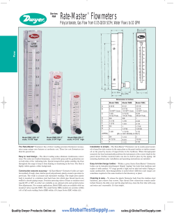 Dwyer Instruments Dwyer RMB-82-BV 5 inch Scale, Brass Flow
