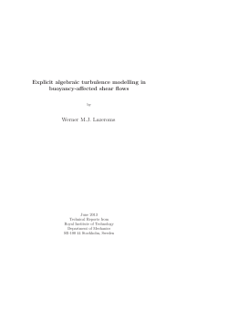 Explicit algebraic turbulence modelling in buoyancy