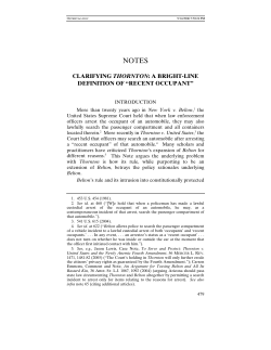 CLARIFYING THORNTON: A BRIGHT