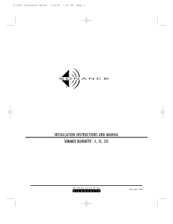 33-1823 Silhouette Manual