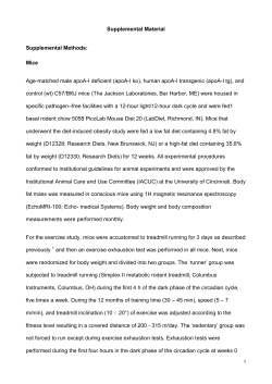 Supplemental Material Supplemental Methods