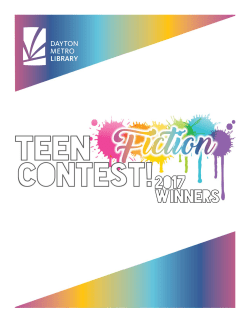 The winners in the Dayton Metro Library`s Teen Fiction Contest