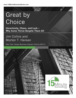 Great by Choice