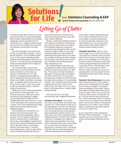 Solutions - Thrive Magazine