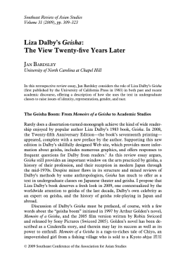 Liza Dalby`s Geisha