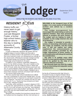 The Lodger - The Lodge At Old Trail
