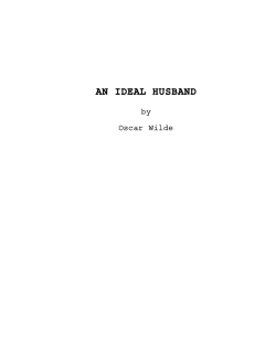 an ideal husband - The Oscar Wilde Collection