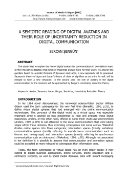 this PDF file - Journal of Media Critiques [JMC]