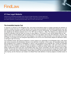 The Irresistible Impulse Test