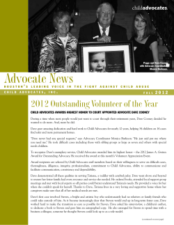 Fall - Child Advocates