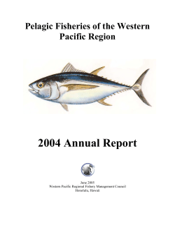 2004 Annual Report - Western Pacific Fishery Management Council