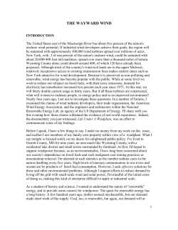 the wayward wind - National Wind Watch | Resource Documents