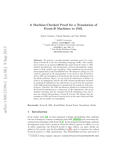 A Machine-Checked Proof for a Translation of Event