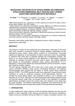 mitigating the effects of space debris on composite structures