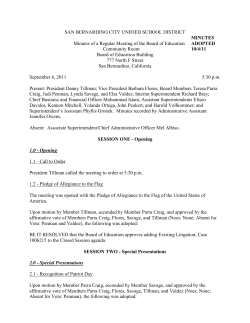 San Bernardino City Unified School District