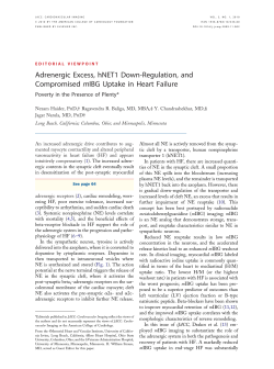 Adrenergic Excess, hNET1 Down-Regulation, and Compromised