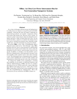 MBus: An Ultra-Low Power Interconnect Bus for