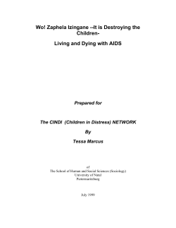 Living and Dying with AIDS