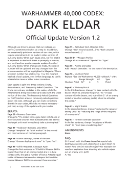 DARK ELDAR
