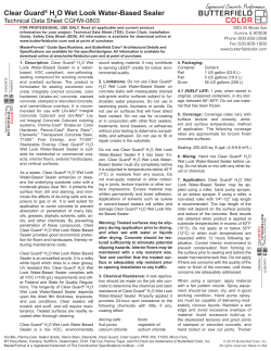 Data Sheet - Butterfield Color