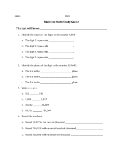 Unit One Math Study Guide 2015-2016 (1)