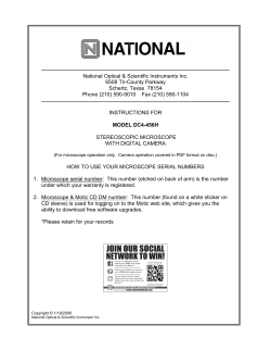 Manual - National Optical