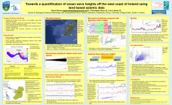 Towards a quantification of ocean wave height using land based