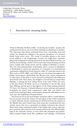 1 Introduction: situating India - Beck-Shop