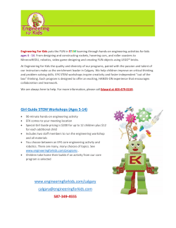 Engineering for Kids Handout