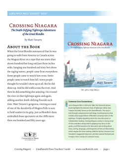 Crossing Niagara Teachers` Guide