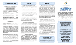 our March-April Class Brochure