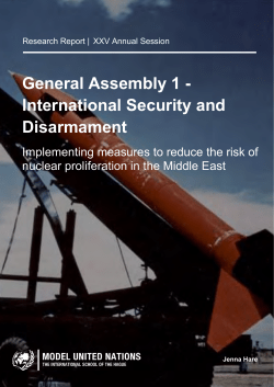 Implementing measures to reduce the risk of nuclear proliferation in