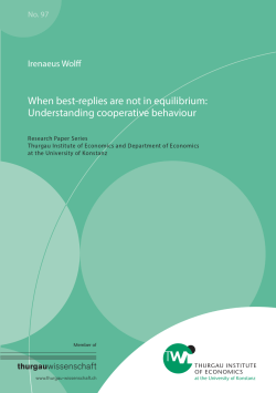 When best-replies are not in equilibrium: Understanding cooperative