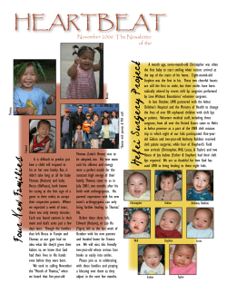 november newsletter.indd - Shepherd`s Field Children`s Village