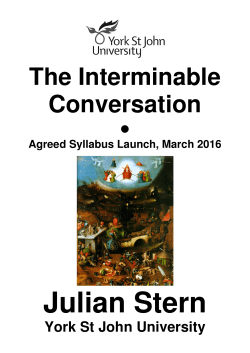 The Interminable Conversation