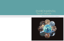 ENVIRONMENTAL fiscal reform