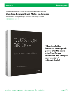 Question Bridge: Black Males in America