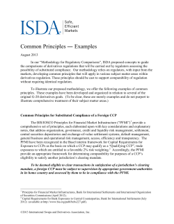 Common Principles ― Examples