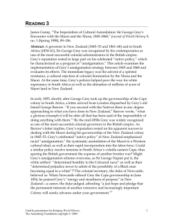 The Imperialism of Cultural Assimilation