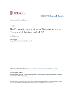 The Economic Implications of Terrorist Attack on Commercial