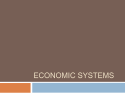 Economic systems