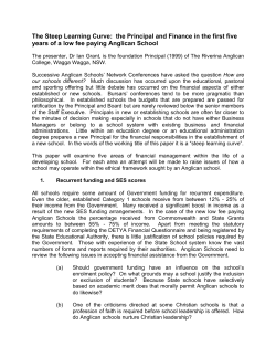 The Steep Learning Curve - Anglican Schools Australia