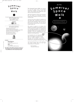 Somerset Space Walk - Somerset County Council
