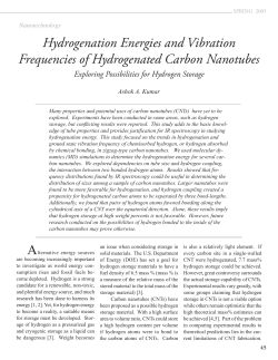 Hydrogenation Energies and Vibration Frequencies of
